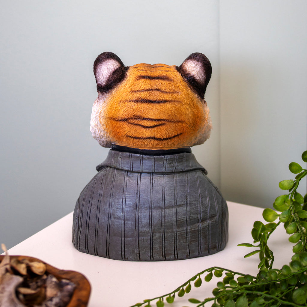 Gentleman Tiger Bust Ornament