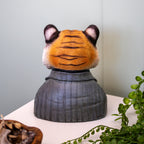 Gentleman Tiger Bust Ornament