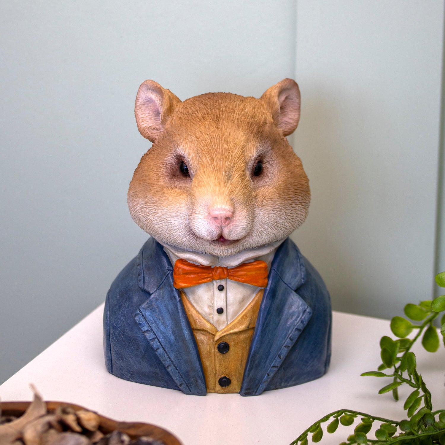 Gentleman Mouse Bust Ornament