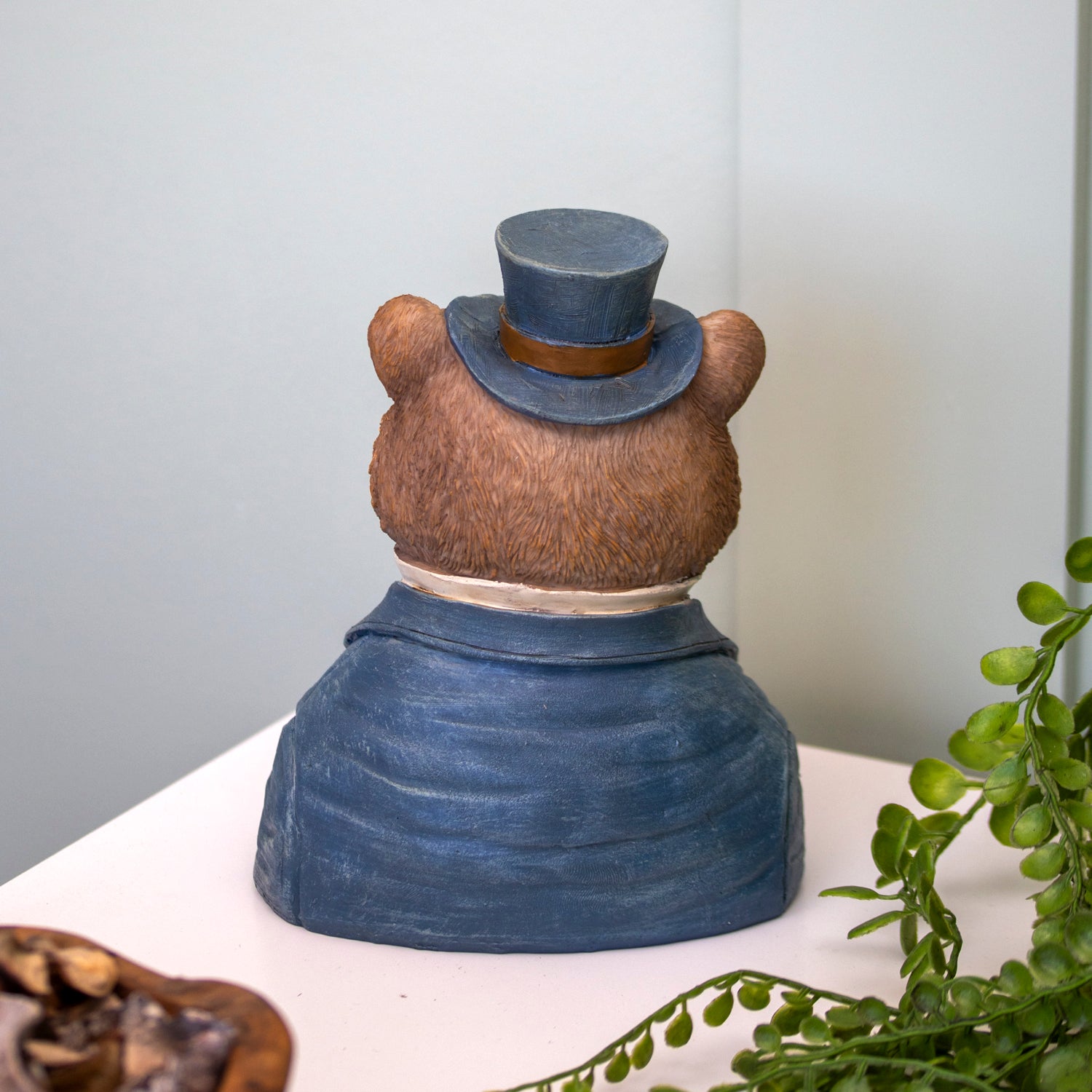 Gentleman Bear Bust Ornament