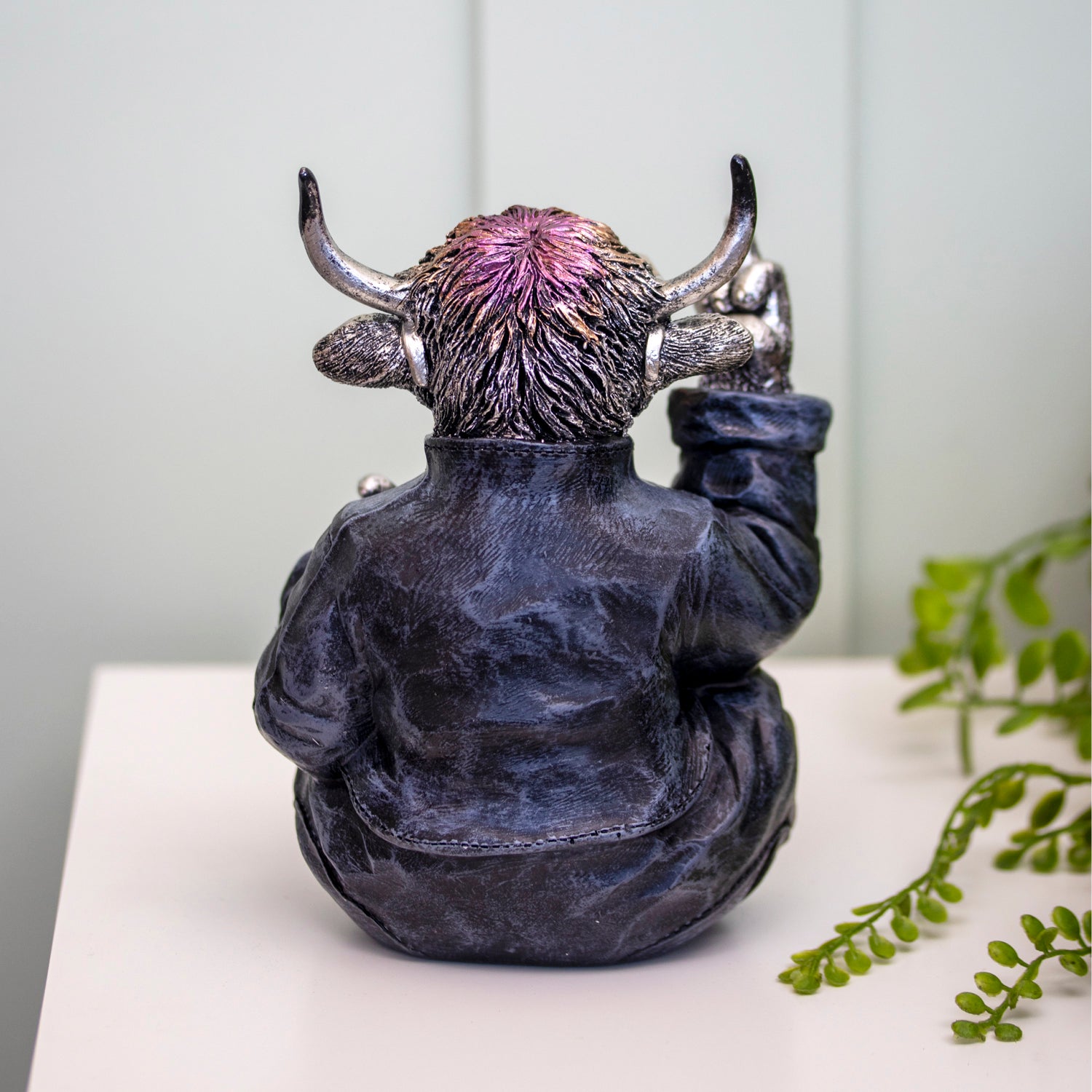 Naughty Highland Cow Ornament