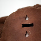Brown Velvet Highland Cow Head Wall Decor