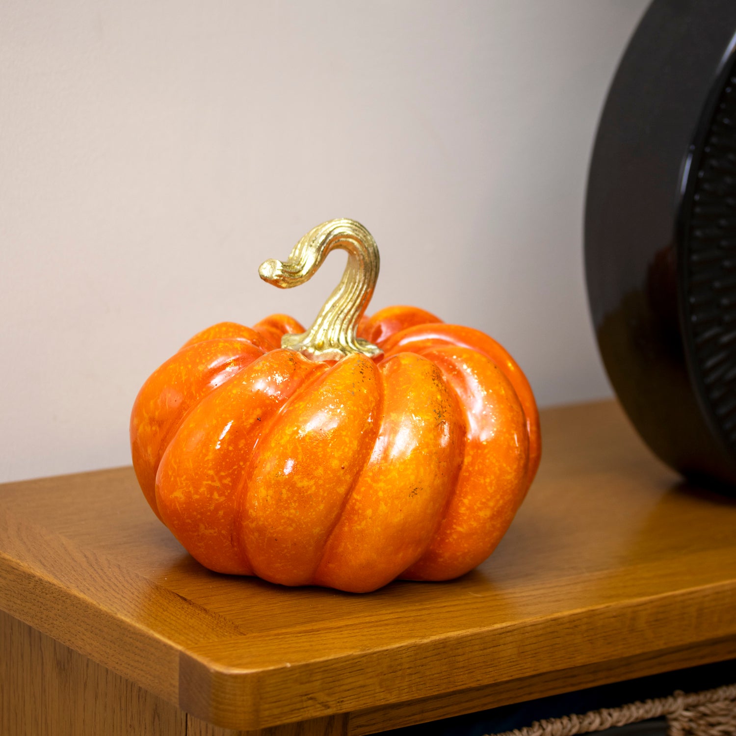 Orange & Gold Pumpkin Ornament