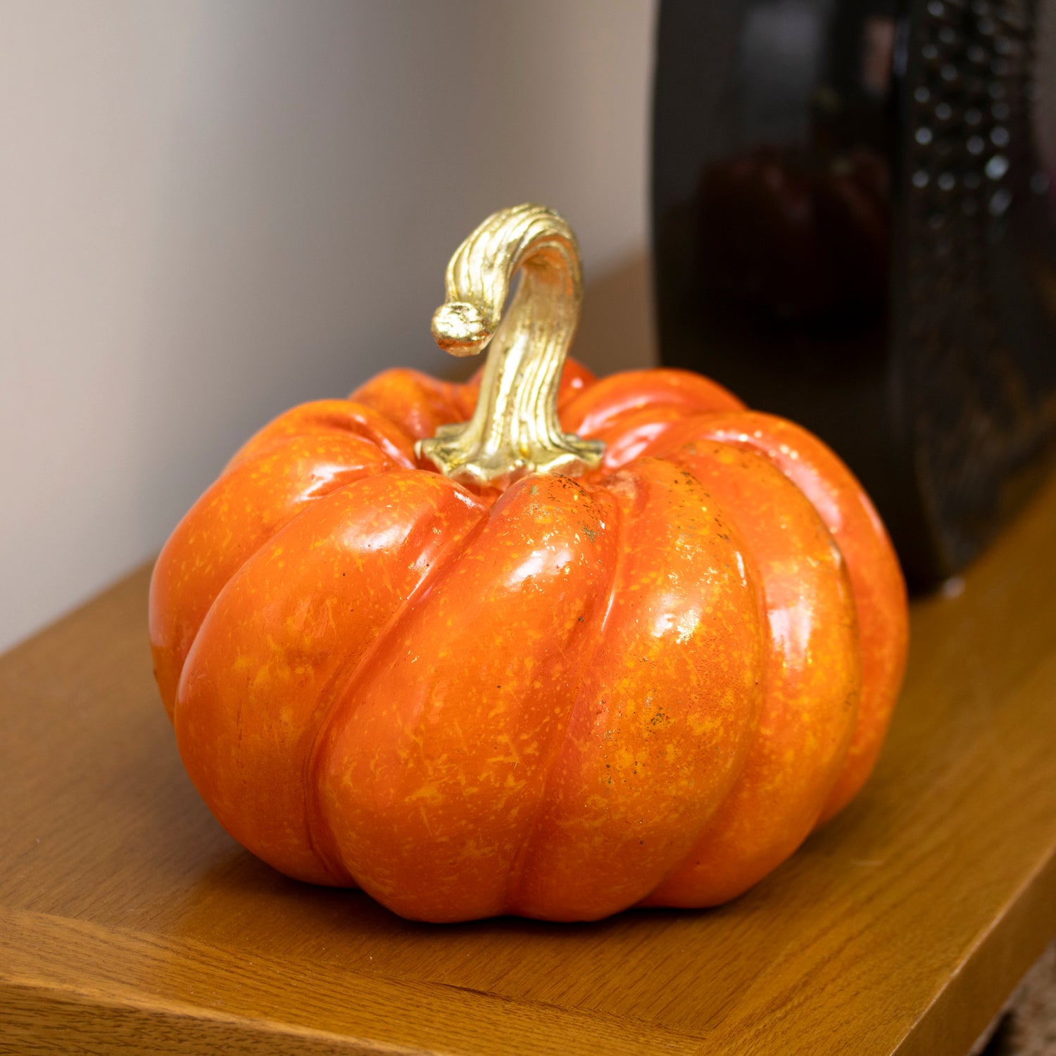 Orange & Gold Pumpkin Ornament