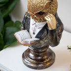 Reading Wise Owl Bust Ornament