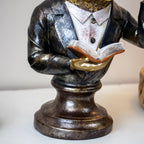 Reading Wise Owl Bust Ornament
