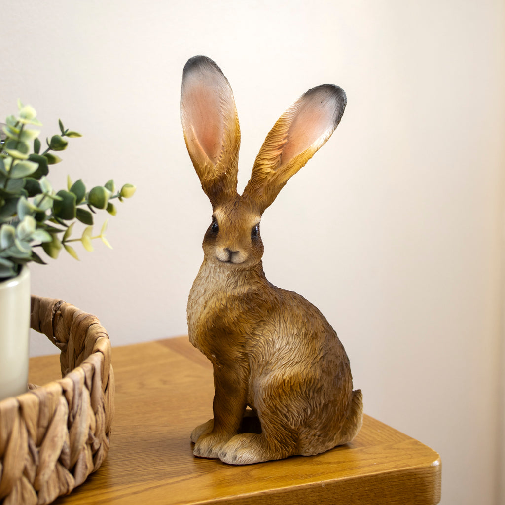 Realistic Brown Rabbit Ornament