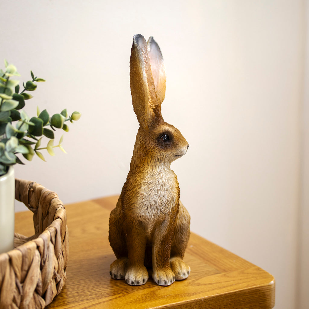 Realistic Brown Rabbit Ornament