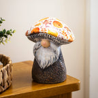 Autumn Mushroom Gnome Ornament