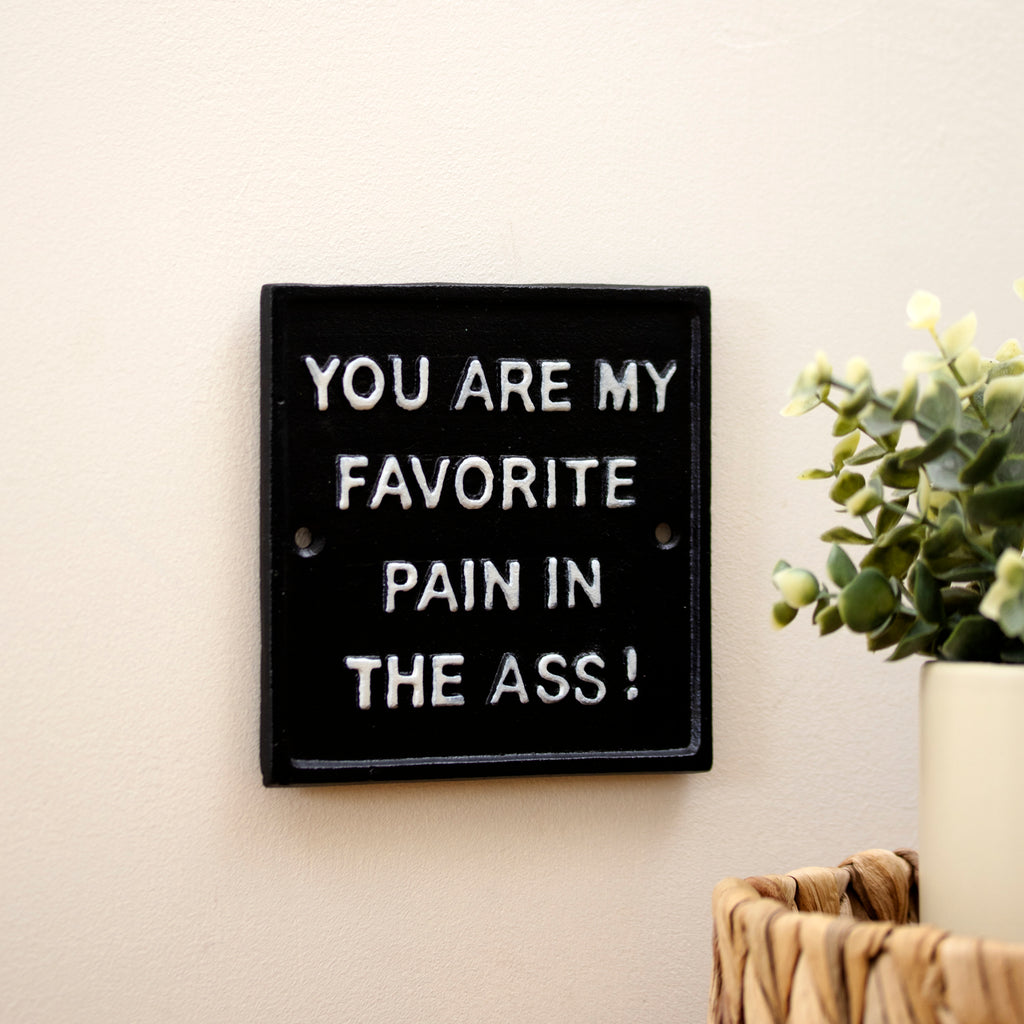 You Are My Favourite Pain In The Ass Sign