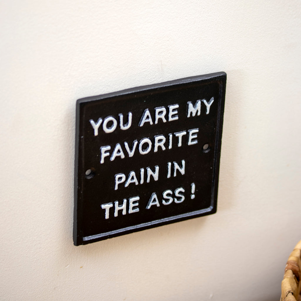 You Are My Favourite Pain In The Ass Sign