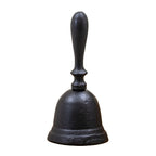 Black Cast Iron Hand Bell Ornament