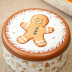 Set of 2 Gingerbread Christmas Nesting Cake Tins