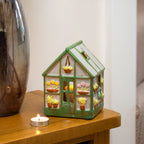 Ceramic Greenhouse Tealight Candle Holder