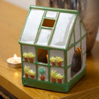 Ceramic Greenhouse Tealight Candle Holder