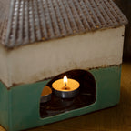 Ceramic Village Inn Pub Tealight Candle Holder
