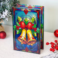 Stained Glass Light Up Christmas Bells Decoration
