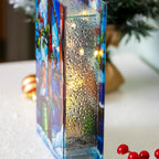 Stained Glass Light Up Robin Christmas Decoration