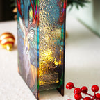 Stained Glass LED Stag Christmas Decoration