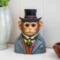 Gentleman Monkey Bust Ornament