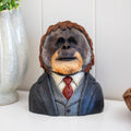 Gentleman Orangutan Bust Ornament