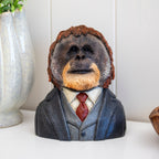 Gentleman Orangutan Bust Ornament