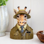 Safari Giraffe Bust Ornament
