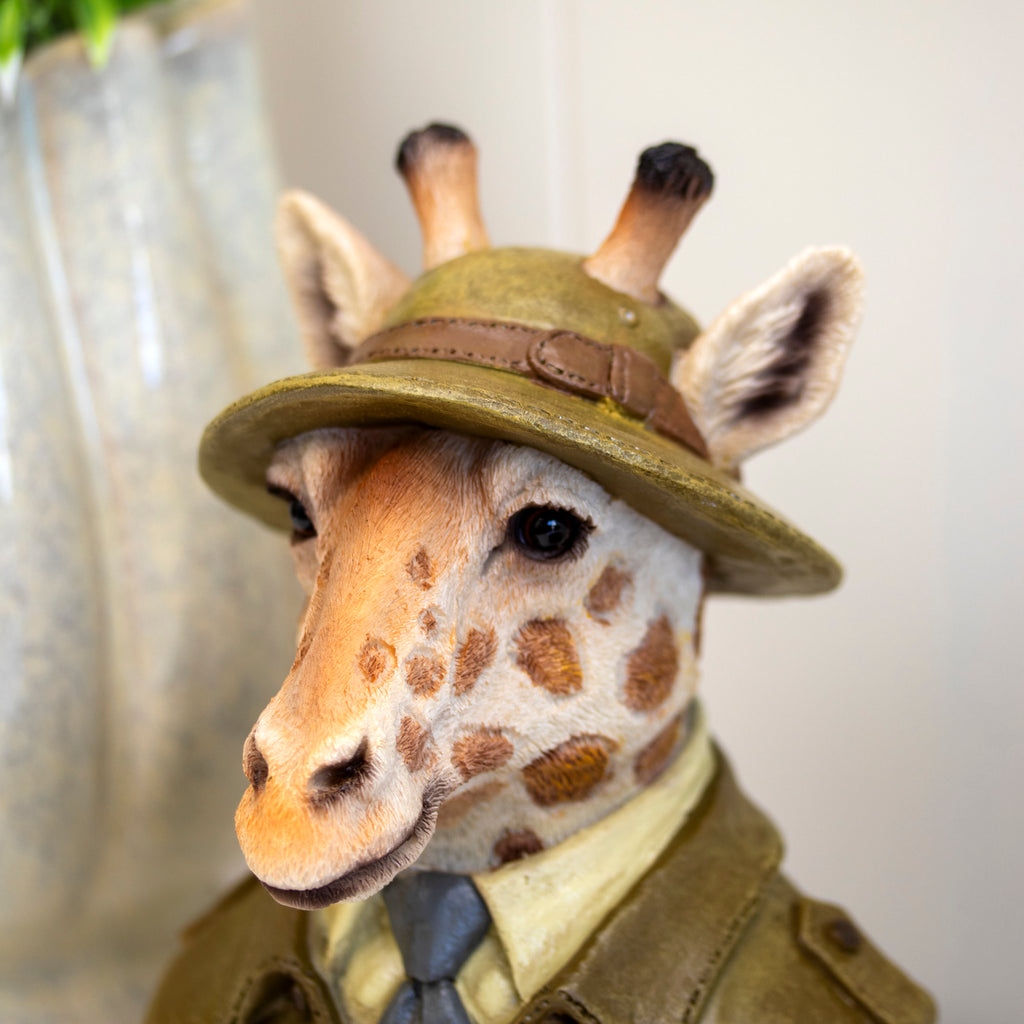 Safari Giraffe Bust Ornament
