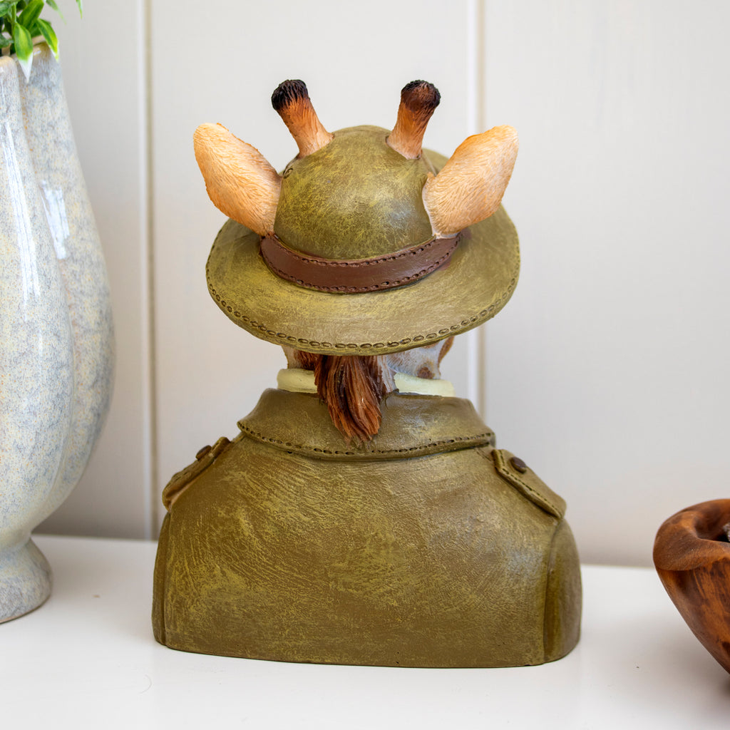 Safari Giraffe Bust Ornament