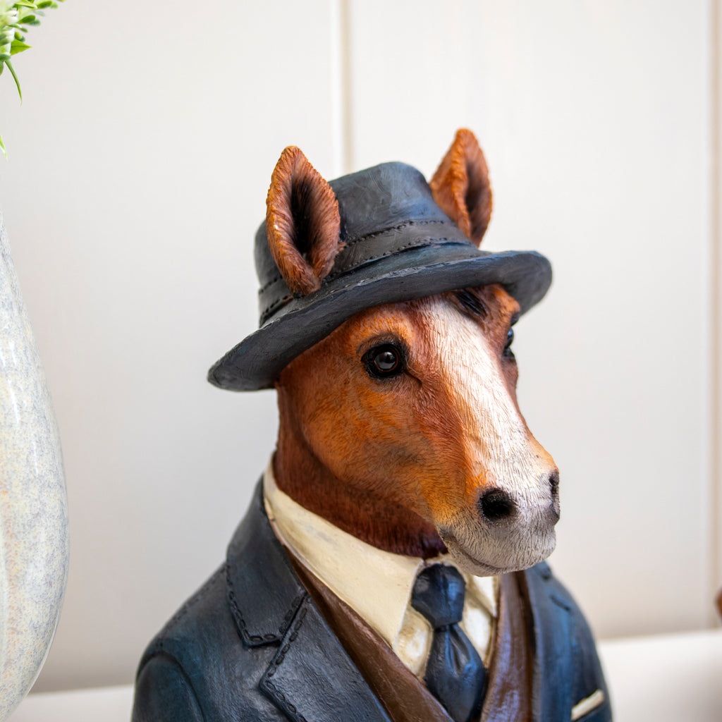 Gentleman Horse Bust Ornament