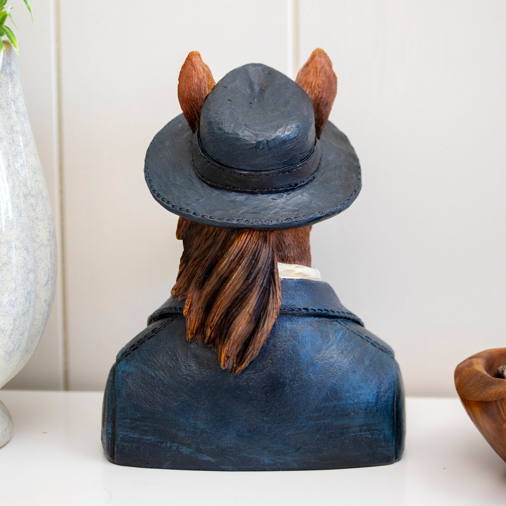 Gentleman Horse Bust Ornament