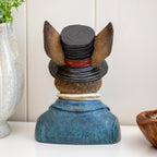 Gentleman Rabbit Bust Ornament