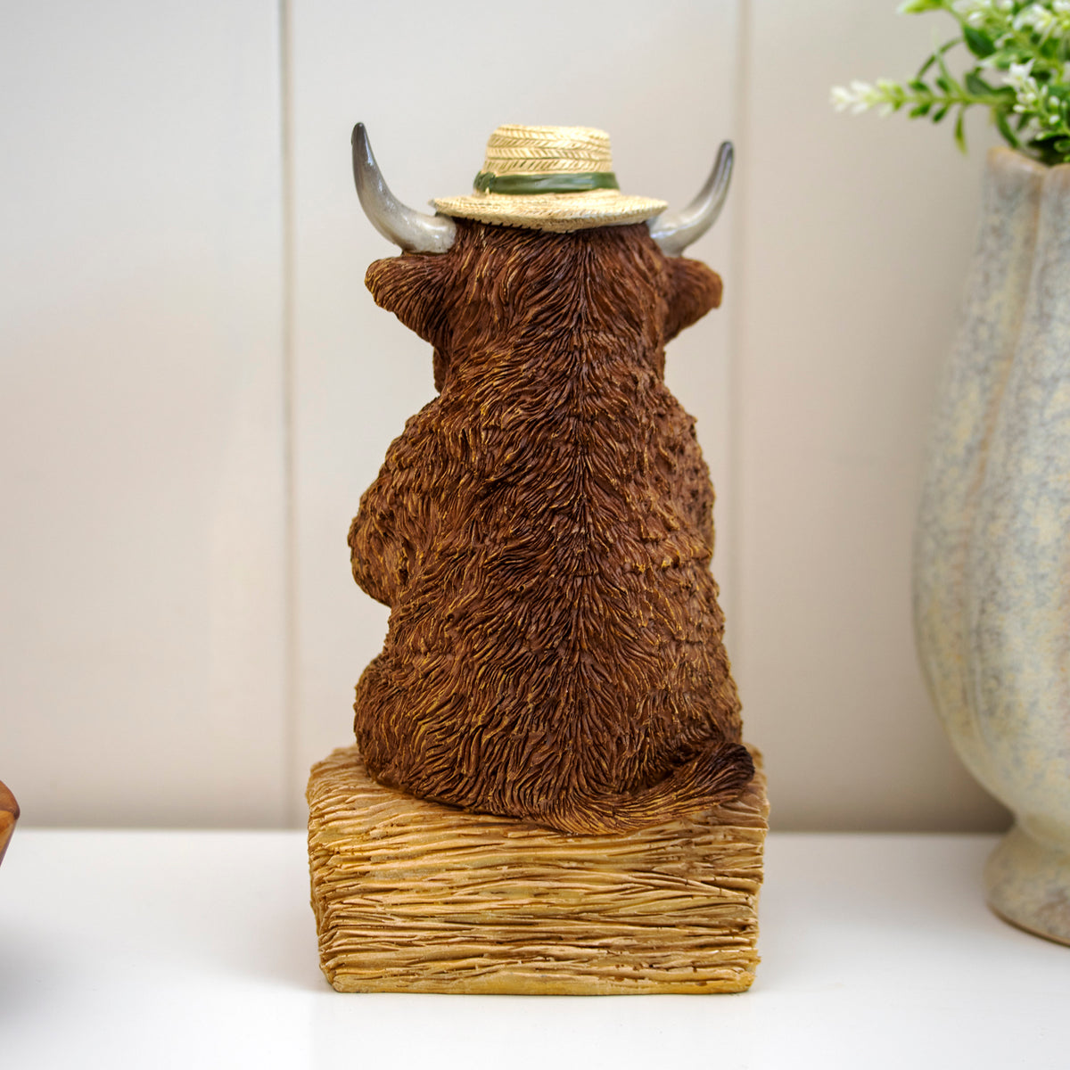 Highland Cow Drinking Pint Ornament