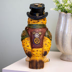 Steampunk Owl Ornament With Top Hat & Gears