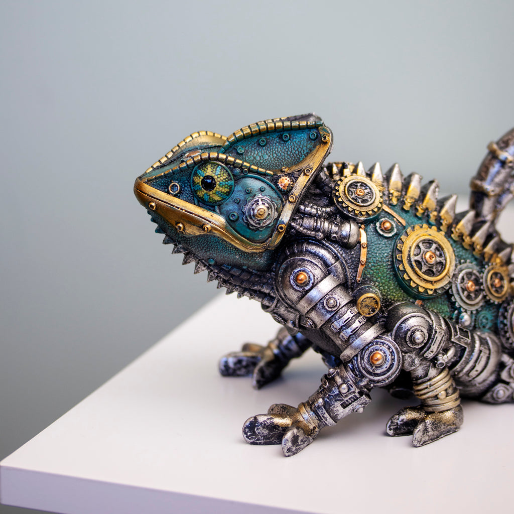 Steampunk Lizard Ornament