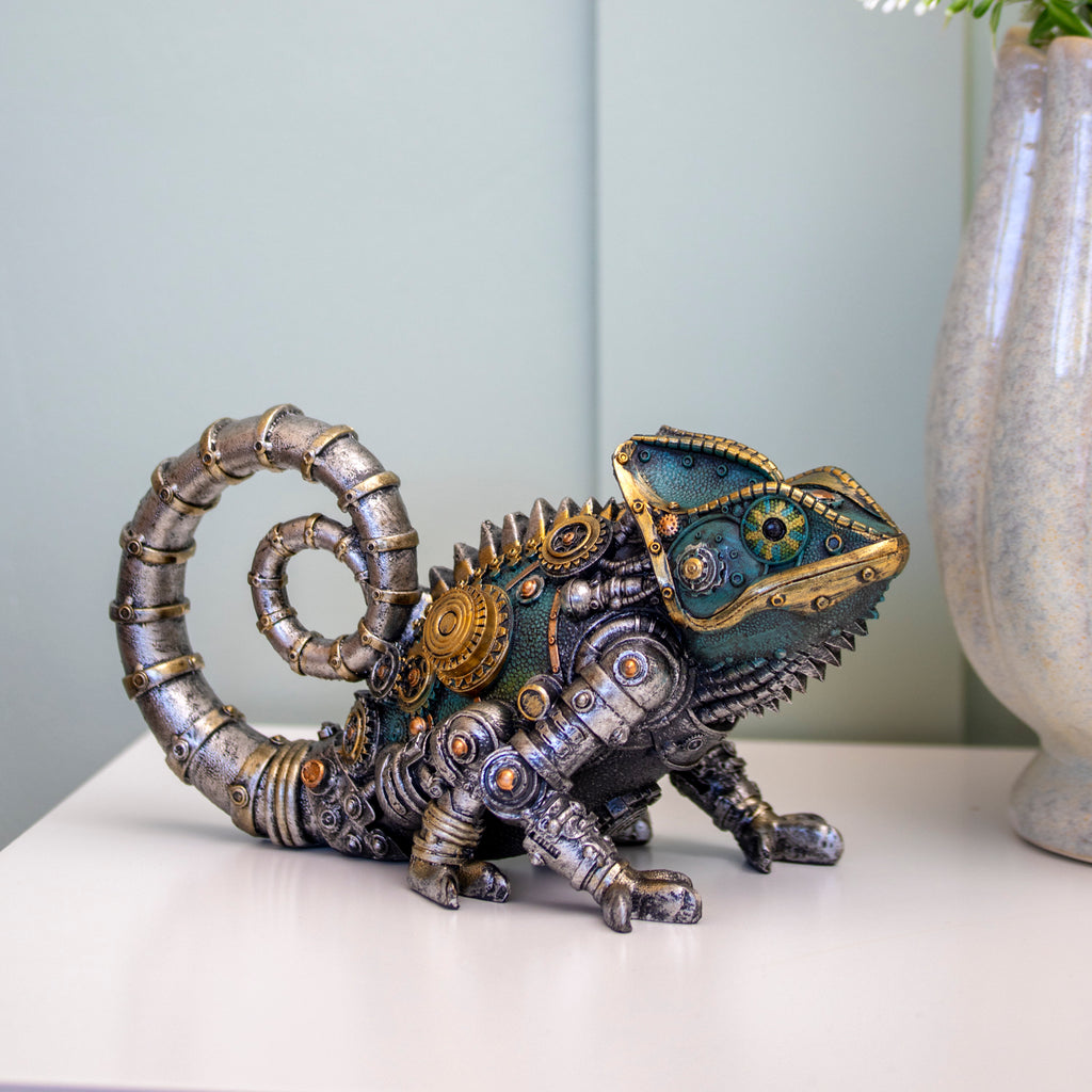 Steampunk Lizard Ornament