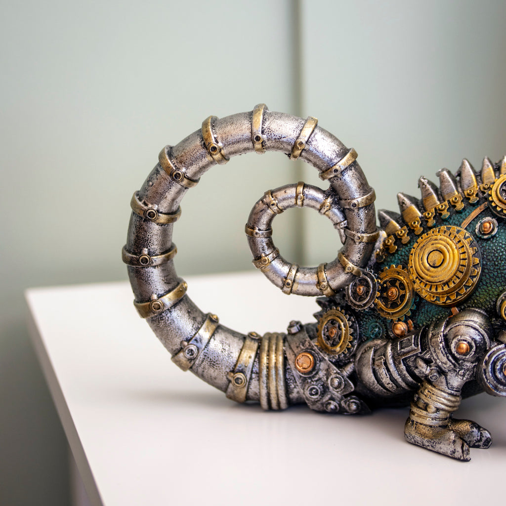 Steampunk Lizard Ornament