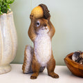 Squirrel Holding Acorn Ornament