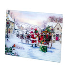 Santa Claus Christmas Glass Worktop Saver