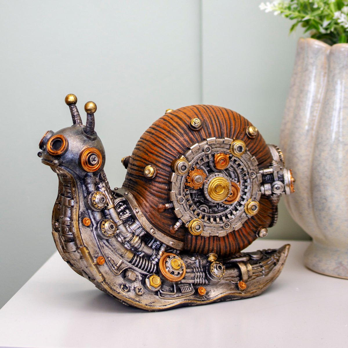 Steampunk Snail Ornament