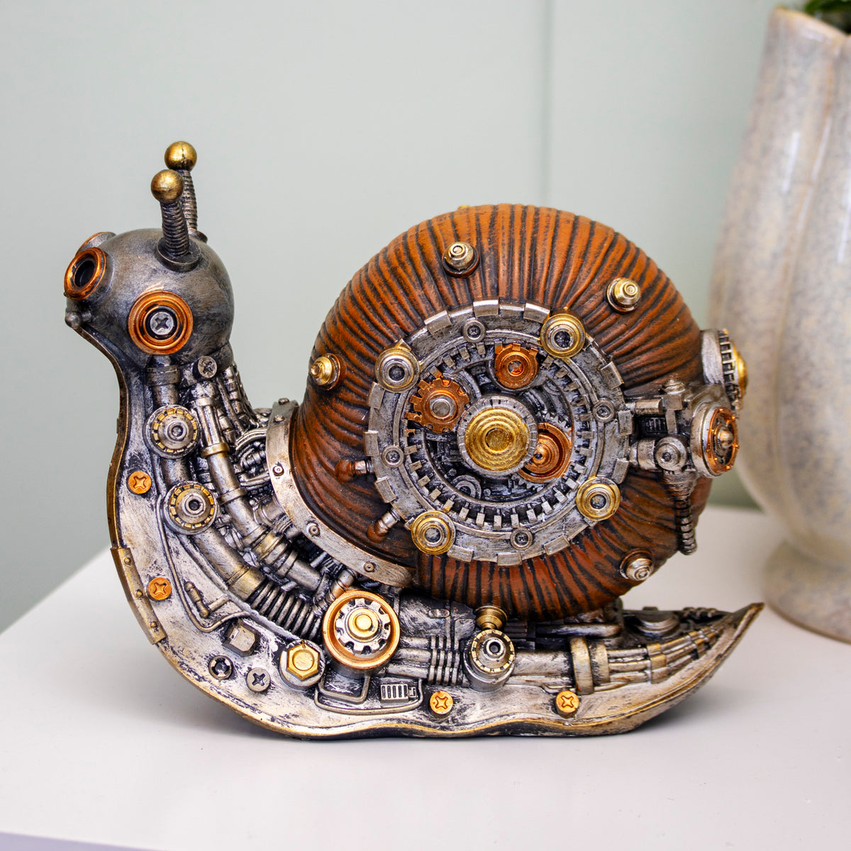 Steampunk Snail Ornament