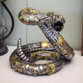Steampunk Coiled Snake Ornament