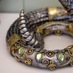 Steampunk Coiled Snake Ornament