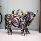 Steampunk Highland Cow Ornament