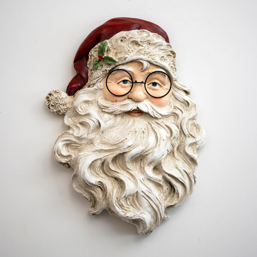 Santa Head Christmas Wall Decoration