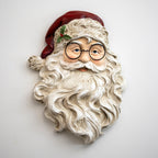 Santa Head Christmas Wall Decoration