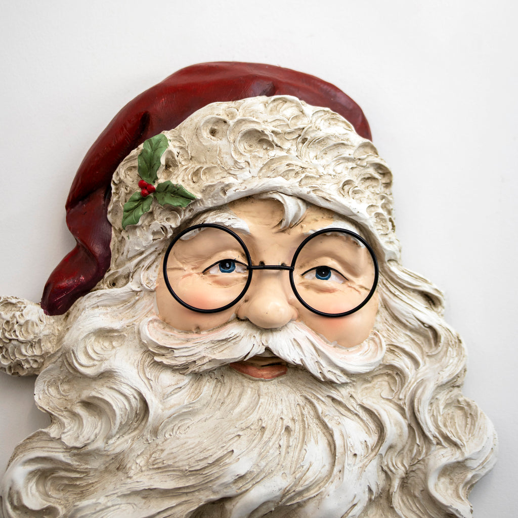 Santa Head Christmas Wall Decoration