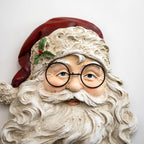 Santa Head Christmas Wall Decoration