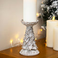 Christmas Tree Pillar Candle Holder