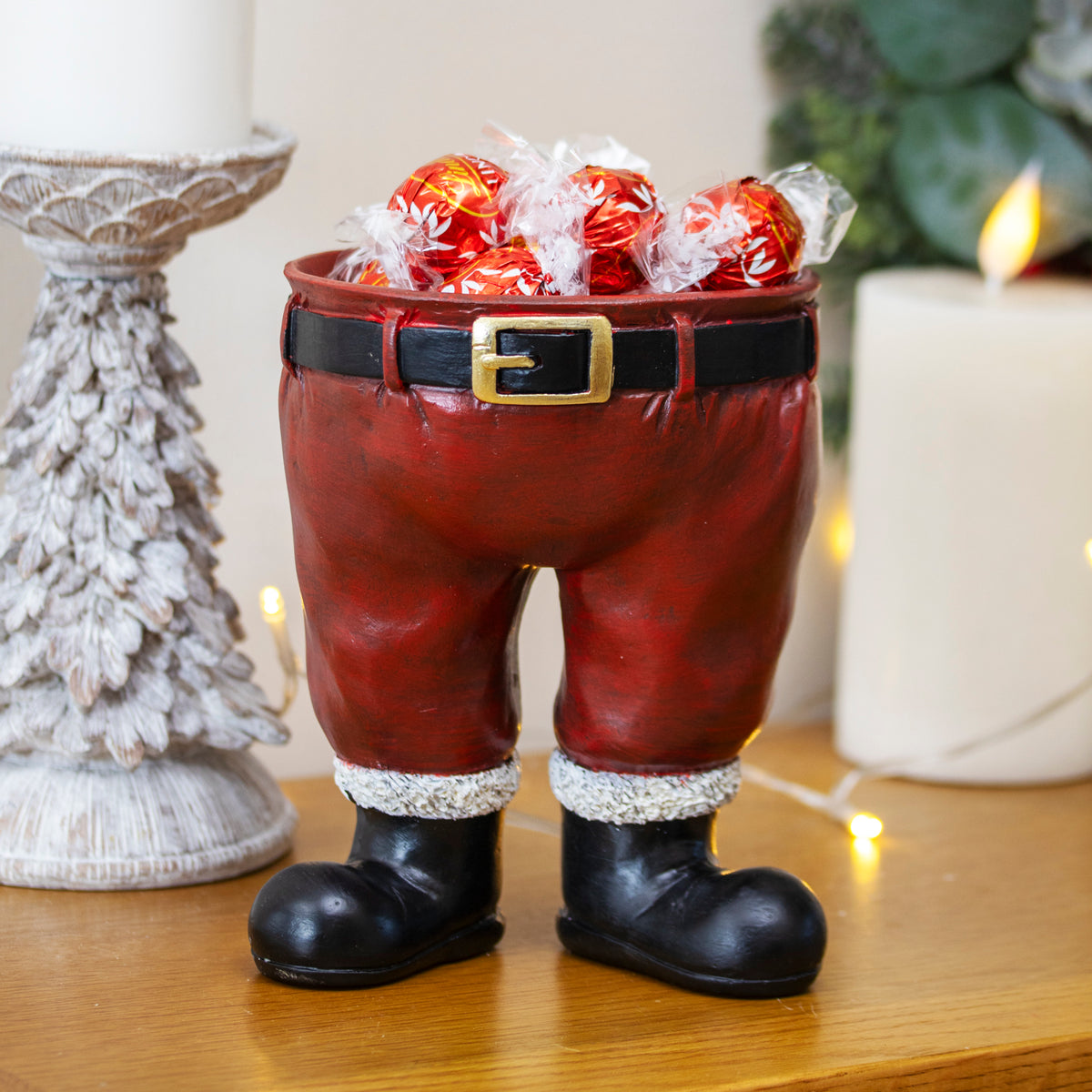 Santa Claus Trousers Decorative Bowl